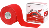 NASARA Kinesiotape 5 cmx5 m rot - 1St