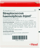STREPTOCOCCUS HAEMOLYTICUS Injeel Ampullen - 10St