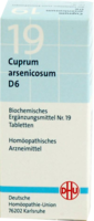 BIOCHEMIE DHU 19 Cuprum arsenicosum D 6 Tabletten - 80St - Dhu Nr. 19 - 24
