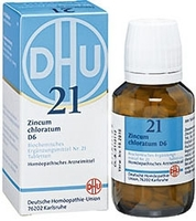 BIOCHEMIE DHU 21 Zincum chloratum D 6 Tabletten - 80St - Dhu Nr. 19 - 24