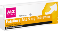 FOLSÄURE ABZ 5 mg Tabletten - 100St - Folsäure