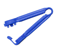 KATHETERKLEMME blau unsteril - 10St