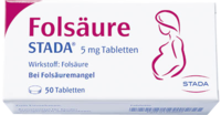 FOLSÄURE STADA 5 mg Tabletten - 50St - Folsäure