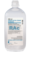 RINGER ACETAT Lösung PE-Flasche - 10X500ml