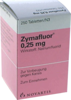 ZYMAFLUOR 0,25 mg Tabletten - 250St - Iod & Fluor