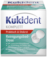 KUKIDENT Bad-Dose weiß - 1St - Prothesenpflege