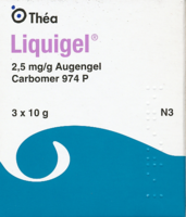 LIQUIGEL Augengel - 3X10g - Gegen trockene Augen