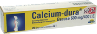 CALCIUM DURA Vit D3 Brause 600 mg/400 I.E. - 20St