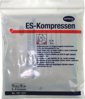 ES-KOMPRESSEN steril 10x10 cm 8fach - 5X2St - Wundbehandlung