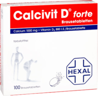 CALCIVIT D forte Brausetabletten - 100St - Für Haut, Haare & Knochen
