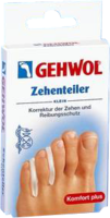 GEHWOL Polymer Gel Zehen Teiler groß - 3St - Druck & Ballenschutz