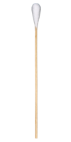 WATTESTÄBCHEN Holz 15 cm großer Kopf steril - 50X2St