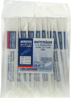 WATTESTÄBCHEN Holz 15 cm kleiner Kopf steril - 50X2St
