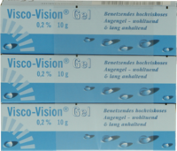VISCO-Vision Gel - 3X10g - Gegen trockene Augen