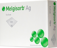 MELGISORB Ag Verband 5x5 cm - 10St