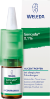 GENCYDO 0,1% Augentropfen - 10ml - Für die Augen
