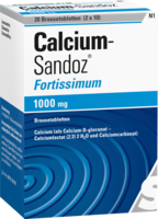 CALCIUM SANDOZ fortissimum Brausetabletten - 20St - Calcium