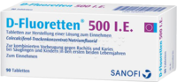 D FLUORETTEN 500 Tabletten - 90St - Iod & Fluor