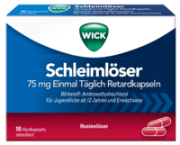 WICK Schleimlöser 75 mg einmal täglich Retardkaps. - 10St - Hustenlöser