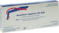 ACONITUM NAPELLUS Rh D 20 Ampullen - 8X1ml
