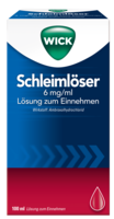 WICK Schleimlöser 6 mg/ml Lösung zum Einnehmen - 100ml - Hustenlöser