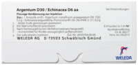 ARGENTUM D 30/ECHINACEA D 6 aa Ampullen - 8St