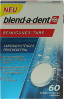 BLEND A DENT Reinigungs Tabs langanhalt.Frische - 60St - Prothesenpflege