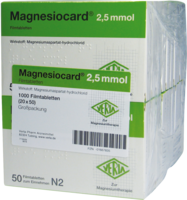 MAGNESIOCARD 2,5 mmol Filmtabletten - 20X50St