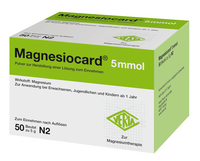 MAGNESIOCARD 5 mmol Plv.z.Her.e.Lsg.z.Einnehmen - 50St - Magnesium