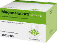 MAGNESIOCARD 5 mmol Plv.z.Her.e.Lsg.z.Einnehmen - 100St - Magnesium