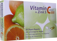 VITAMIN C 300+Zink 5 retard Kapseln - 20St - Vitamine