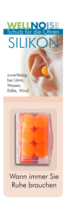 WELLNOISE Ohrenstopfen orange Blister - 3X2St - Gehör- & Augenschutz
