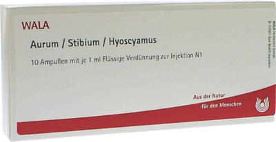 AURUM/STIBIUM/Hyoscyamus Ampullen 10X1 ml