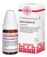KALIUM JODATUM D 4 Globuli - 10g