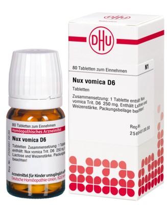 NUX VOMICA D 6 Tabletten 80 St