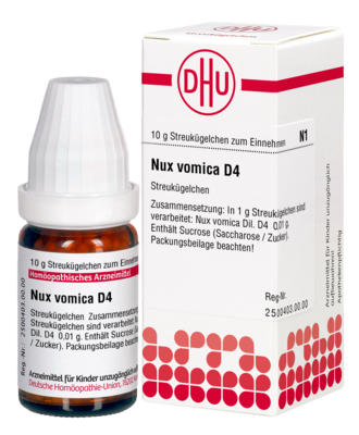 NUX VOMICA D 4 Globuli 10 g