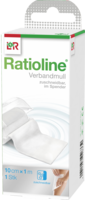 RATIOLINE acute Verbandmull 10 cmx1 m gerollt - 1St - Mullbinden & Elastische Binden