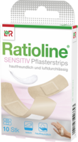RATIOLINE sensitive Pflasterstrips in 2 Größen - 10St - Pflasterstrips