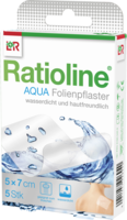 RATIOLINE aqua Duschpflaster 5x7 cm - 5St - Dusch- & Schwimmpflaster