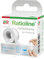 RATIOLINE acute Heftpflaster 2,5 cmx5 m - 1St - Pflaster sortiert