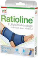 RATIOLINE active Fußgelenkbandage Gr.L - 1St - Fuß- & Rückenbandagen 