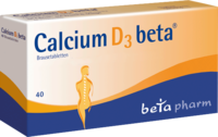 CALCIUM D3 beta Brausetabletten - 40St - Calcium & Vitamin D3