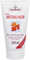 GESUNDFORM Rotes Weinlaub Creme - 150ml - Venenstärkung