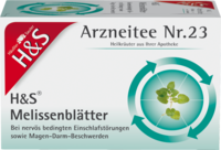 H&S Melissenblätter Filterbeutel - 20St - Heilkräutertees