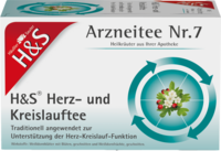H&S Herz Kreislauf Tee Filterbeutel - 20St - Heilkräutertees