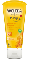 WELEDA Calendula Waschlotion & Shampoo - 200ml - Baby- Kinderpflege