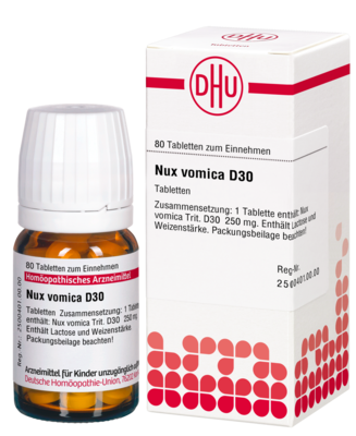 NUX VOMICA D 30 Tabletten 80 St