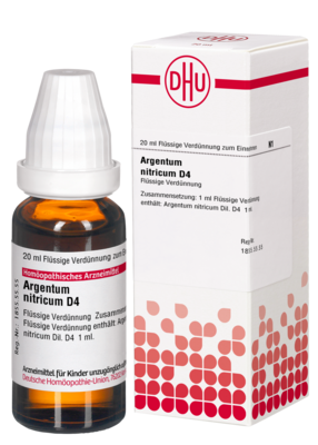 ARGENTUM NITRICUM D 4 Dilution 20 ml