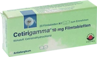 CETIRIGAMMA 10 mg Filmtabletten - 50St - Allergie allgemein