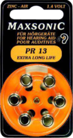 BATTERIEN f.Hörgeräte Maxsonic PR13 - 6St